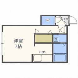 シャネル中井の物件間取画像